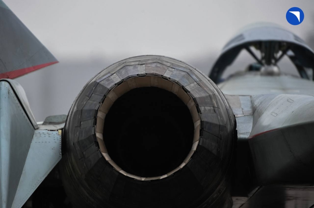 Su-57 with Product 177 engines