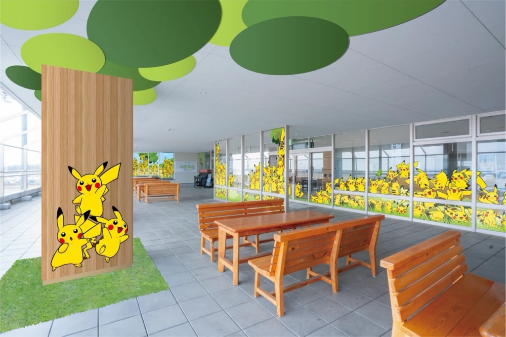 Pikachu's Village installation at world's first Pokemon airport