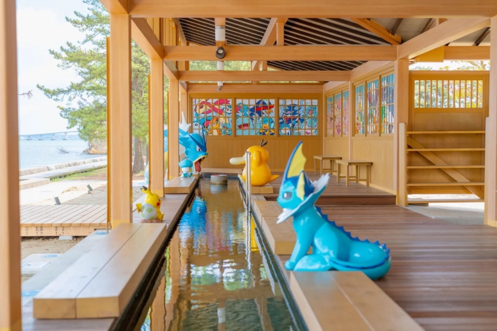 Pokemon baths in Ishikawa Prefecture