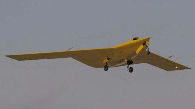 China flying wing stealth drone