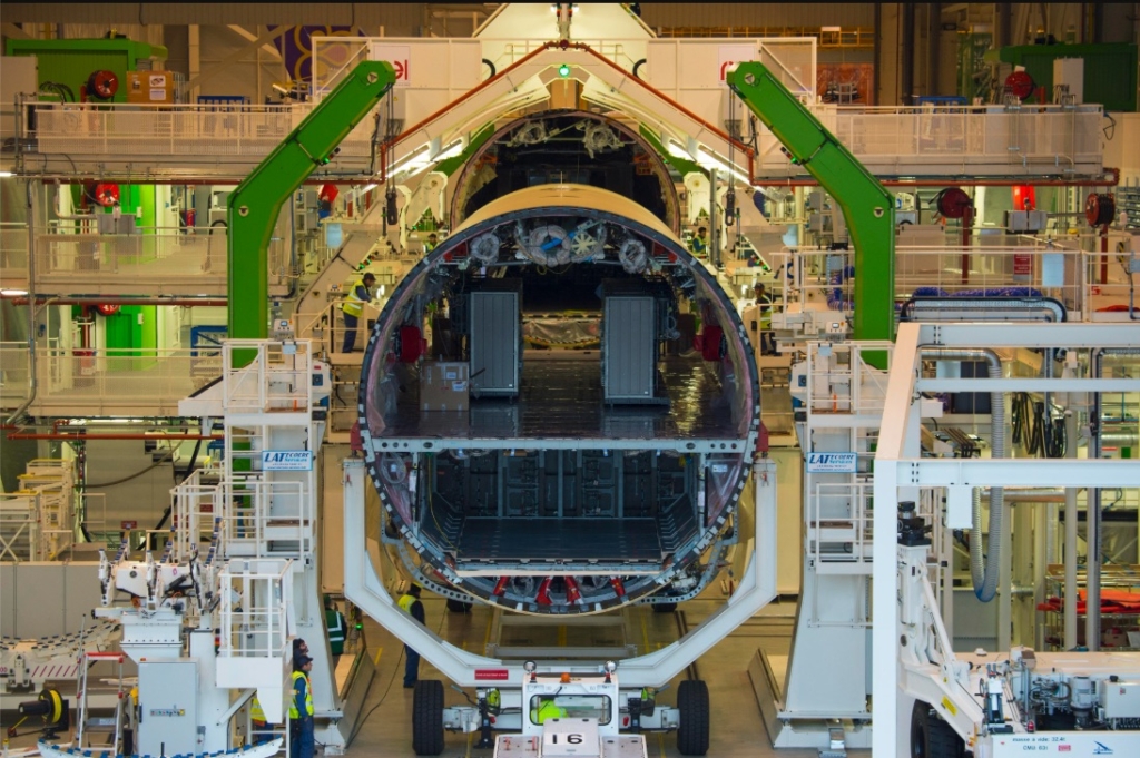 Airbus A350 composite materials