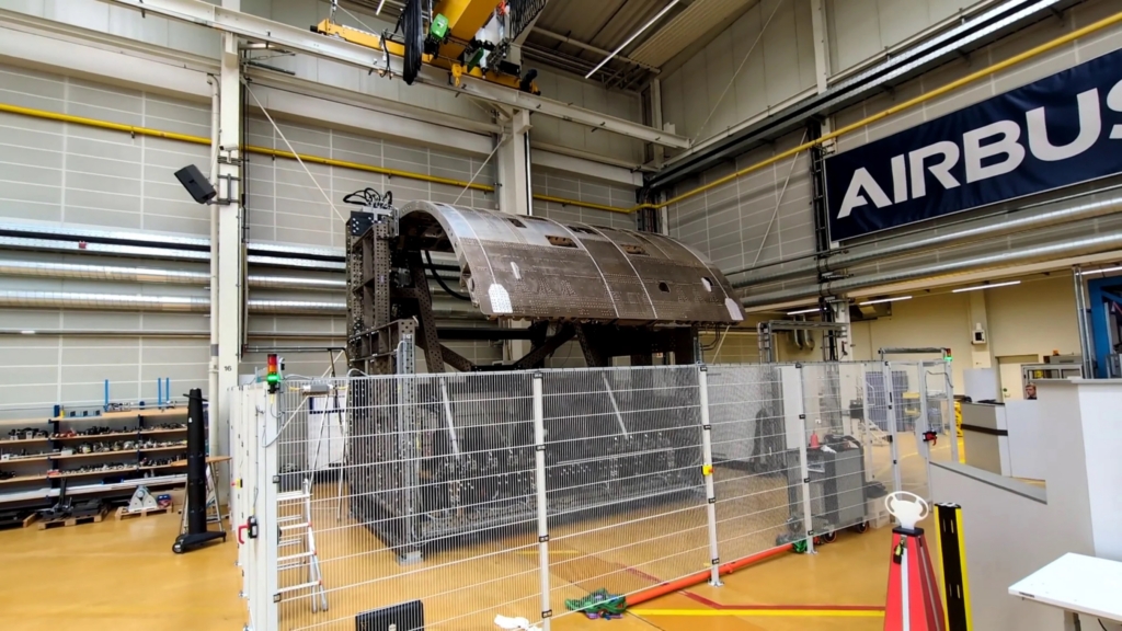 Airbus A350F main deck cargo door testing
