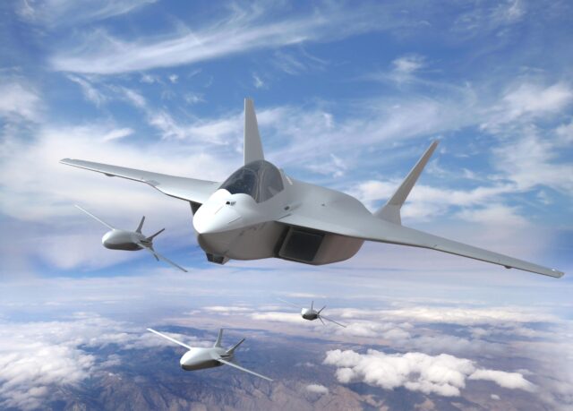 Airbus render of FCAS