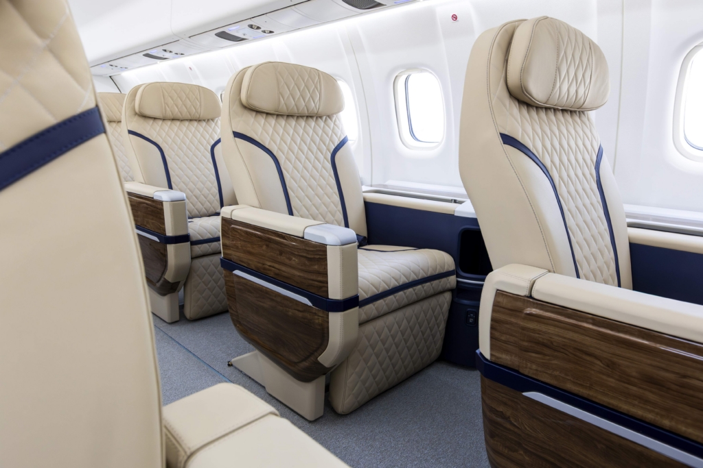 Berjaya Air all business class ATR 72 with new highline cabin