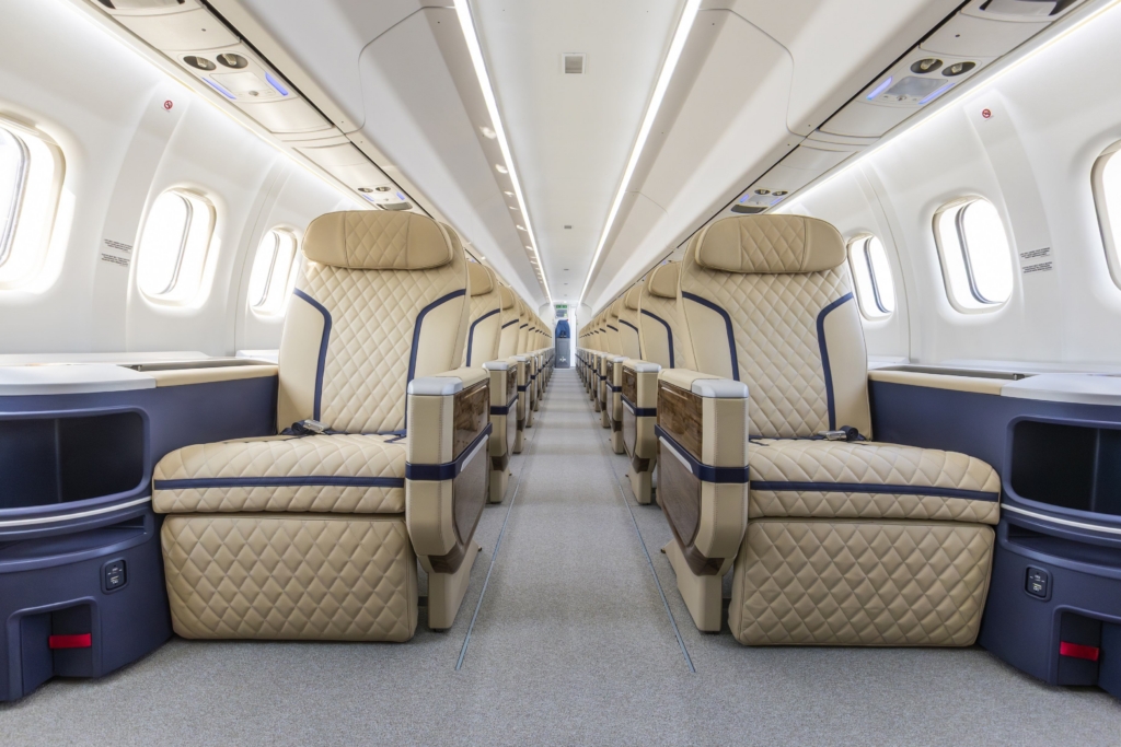 Berjaya Air all business class ATR 72 with new highline cabin