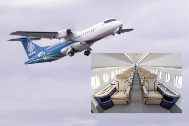 Berjaya Air first ATR 72 highline all business class