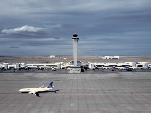 Denver air traffic control tower.