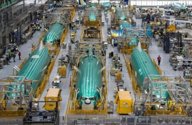 Boeing 737 MAX factory