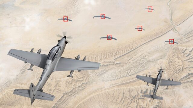 Embraer A-29 super tucano c-uas counter drone technology
