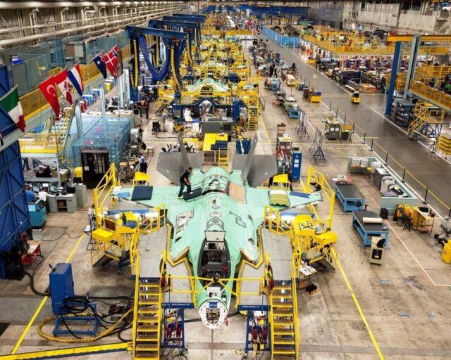 F-35 assembly line