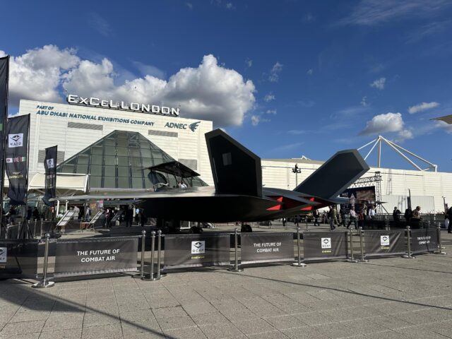 GCAP Tempest outside DSEI