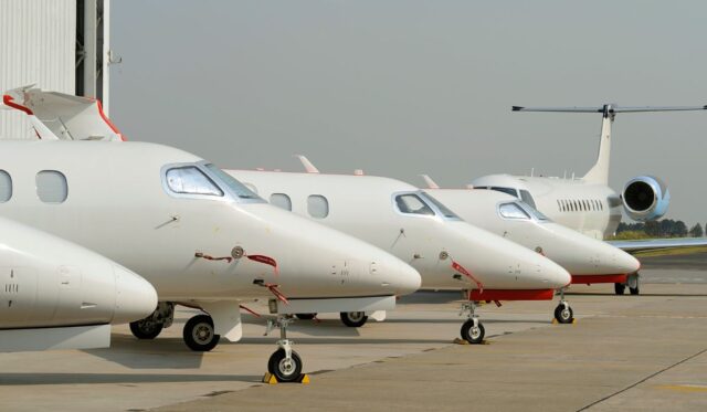 European private jet parking problem