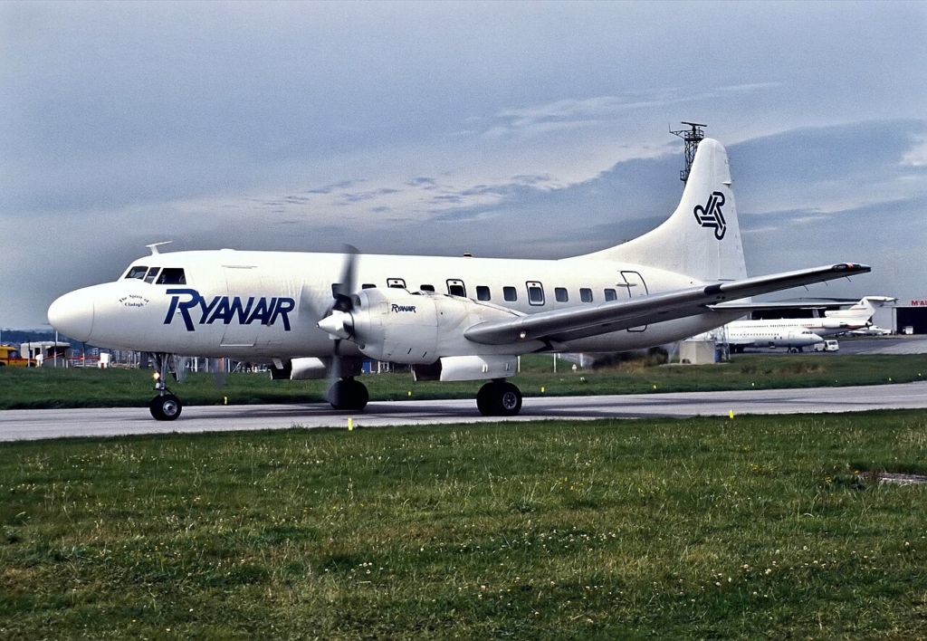 Ryanair leased Convair 580 