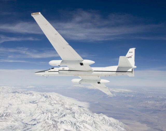 NASA ER-2 high altitude aircraft
