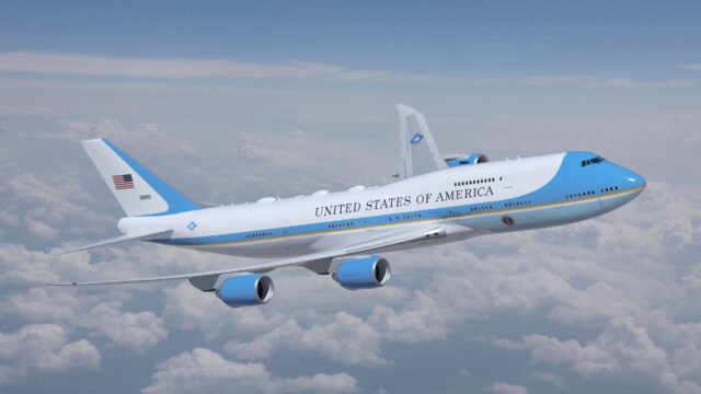 New Air Force One aircraft Boeing 747 VC-25B