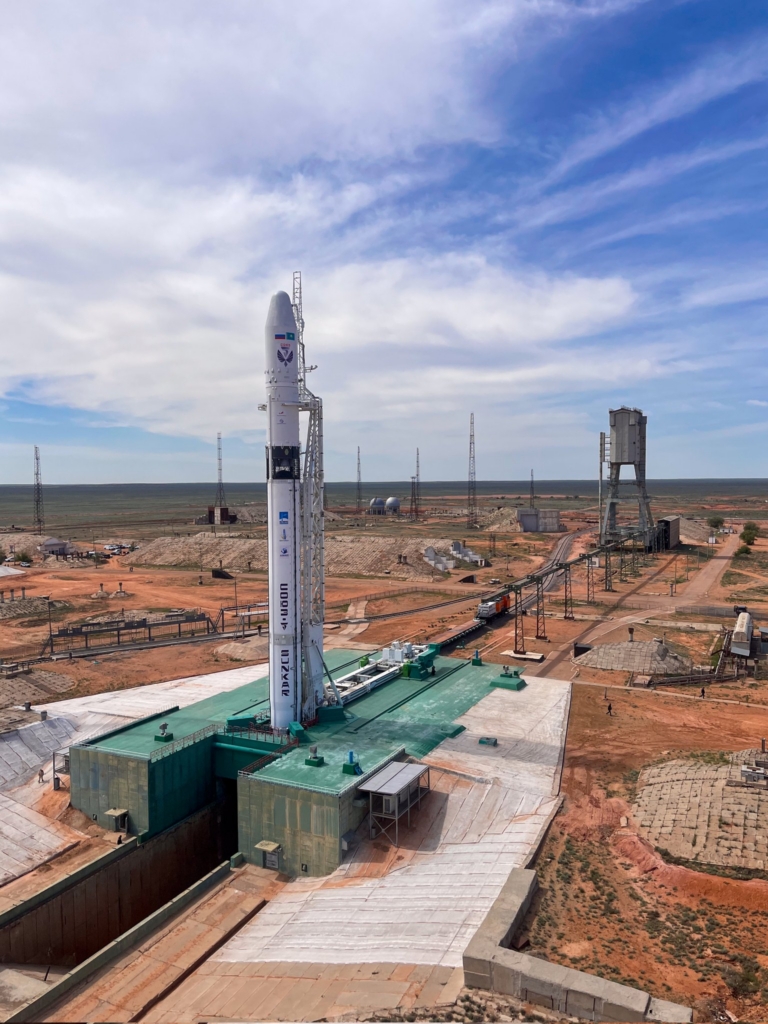 Soyuz 5 at the launch pad