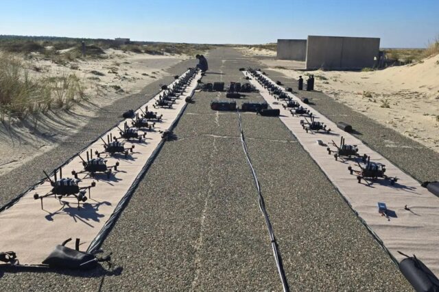 Ukraine Drone wall