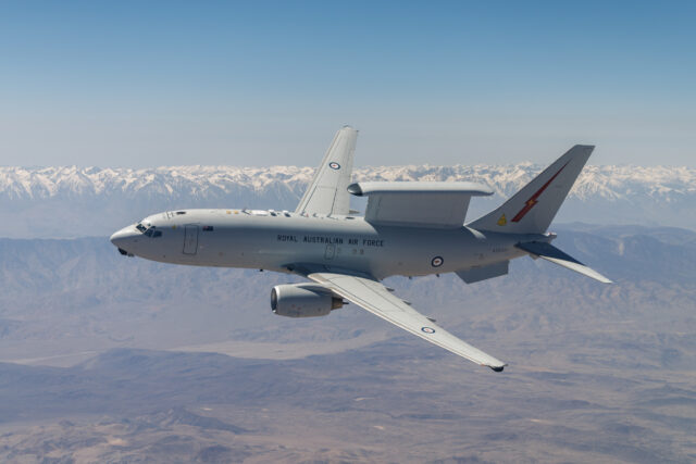 USAF E-7 Wedgetail AWACS aircraft