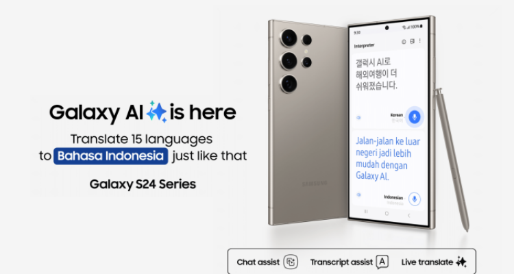 Galaxy AI bahasa Indonesia kini tersedia di Samsung Galaxy S24 Series – Fintechnesia.com